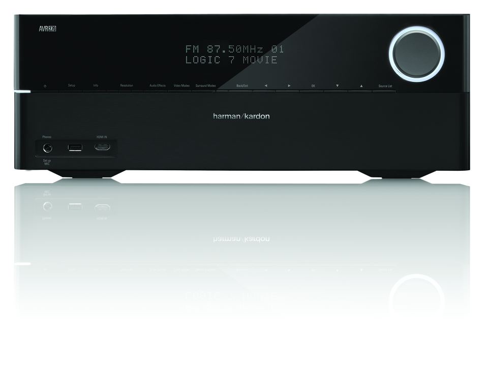 AVR 270 - Black - 7.1-ch, 100-watt AV receiver with HDMI, AirPlay, iOS Direct, Internet radio, USB - Hero